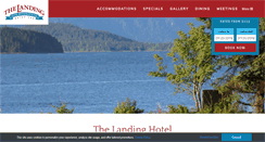 Desktop Screenshot of landinghotel.com